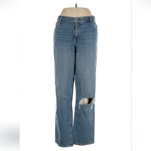 Abercrombie and Fitch jeans. The 90s straight low rise.